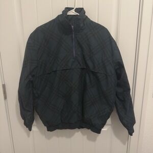 Sunderland Of Scotland Women's Weatherproof Golf Pullover Jacket 1/4 Zip Size M